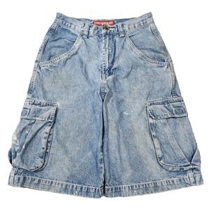 UNIONBAY Blue Cargo Shorts for Men